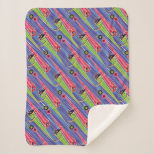 Couverture Sherpa Motif Miraculaire Kwamis Tikki & Plagg