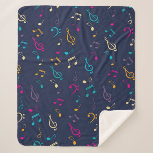 Couverture Sherpa Motif musical