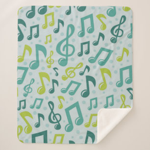 Couverture Sherpa Motif musical