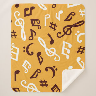 Couverture Sherpa Motif musical
