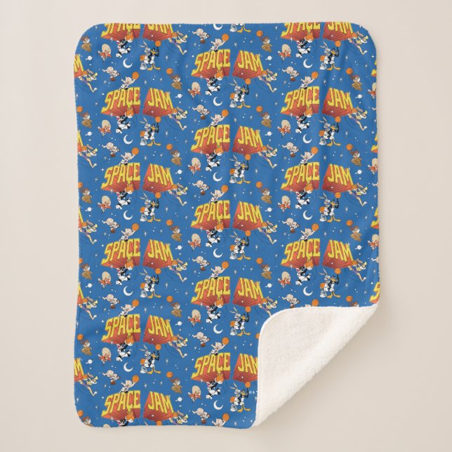 Couverture Sherpa Motif Outer Space SPACE JAM™ TUNE SQUAD™ (Devant)