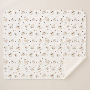 Couverture Sherpa Motif Pastel Sheep