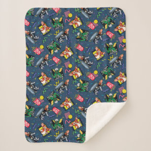 Couverture Sherpa Motif Rétro-onde Gremlins™ 80's
