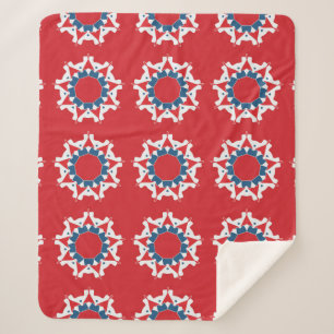 Couverture Sherpa Motif sans couture décorative. desi texture Abstr