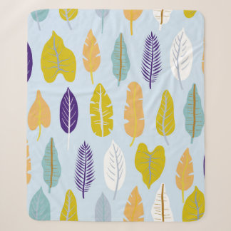 Couverture Sherpa Motif sans joint avec forêt tropicale sauvage