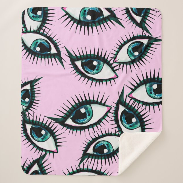 Couverture Sherpa Mountain eye. Abstract icon.  (Devant)