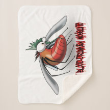 Moustique ivre dans le sang gras