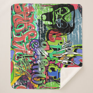 Couverture Sherpa Mur de graffitis : Hip hop urbain