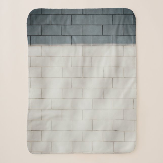 Couverture Sherpa Mur en brique blanche (Devant)