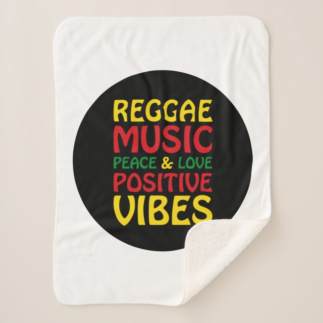 Couverture Sherpa Musique reggae avec des paroles positives (Devant)