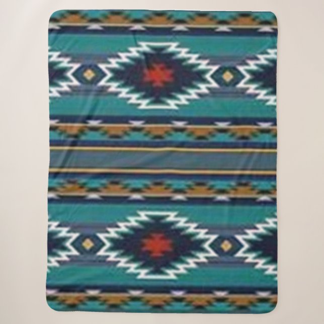 Couverture Sherpa Native American #8 (Simulée) (Devant)