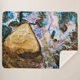 Couverture Sherpa nature abstraite eau morte