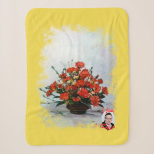 Couverture Sherpa Nature morte de fleurs/Still life of flowers