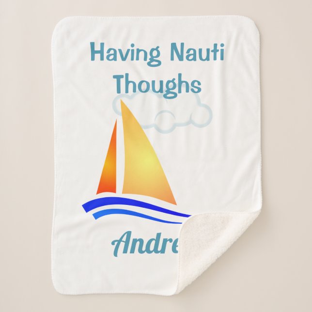 Couverture Sherpa Nauti Pense Nautique Voilier (Devant)
