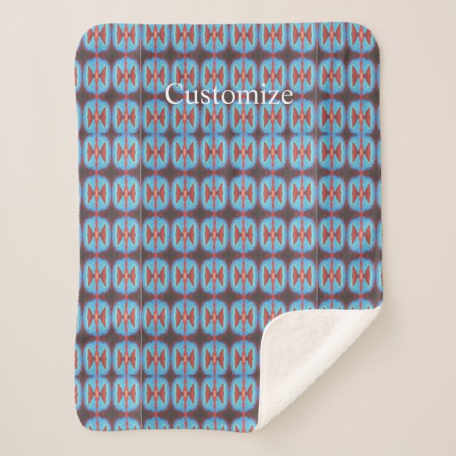 Couverture Sherpa Navajo rochers rouges Thunder_Cove (Devant)