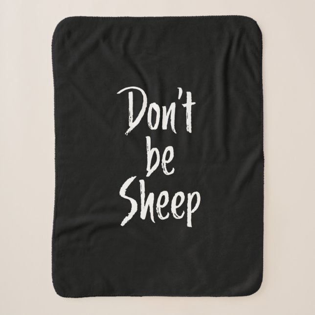 Couverture Sherpa Ne pas être des moutons | Citations d'Humour à pro (Devant)