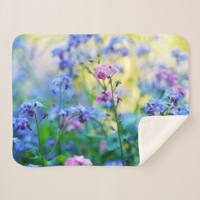Couverture Sherpa Ne pas oublier les fleurs (Devant (Horizontal))