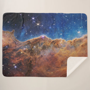 Couverture Sherpa Nebula Carina Bleue/Orange   JWST