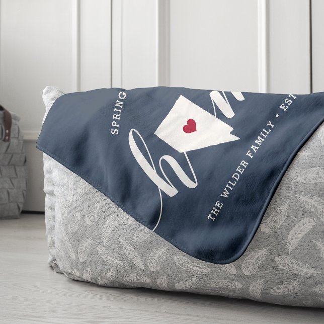 Couverture Sherpa Nevada Home State Personnalisé (Créateur téléchargé)