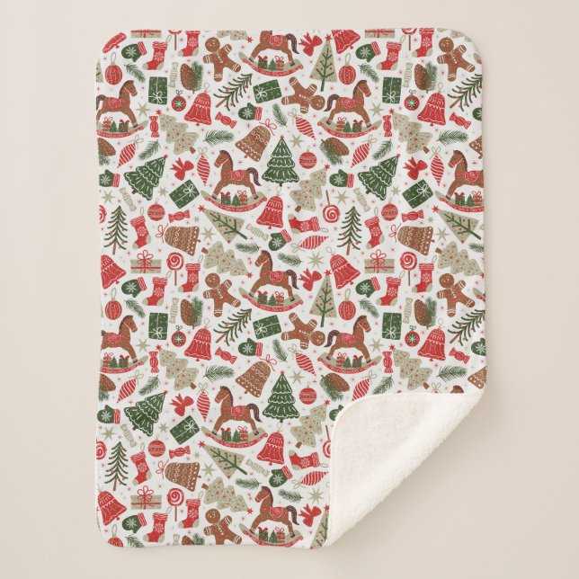 Couverture Sherpa Noël (Devant)