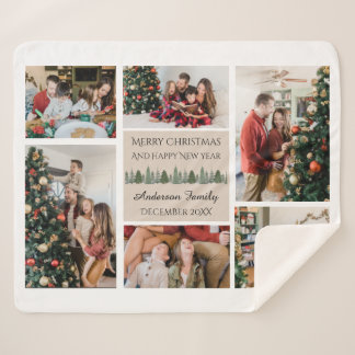 Couverture Sherpa Noël