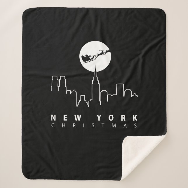 Couverture Sherpa Noël à New York (Devant)