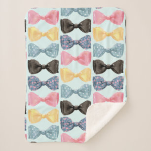 Couverture Sherpa Nœuds Papillons