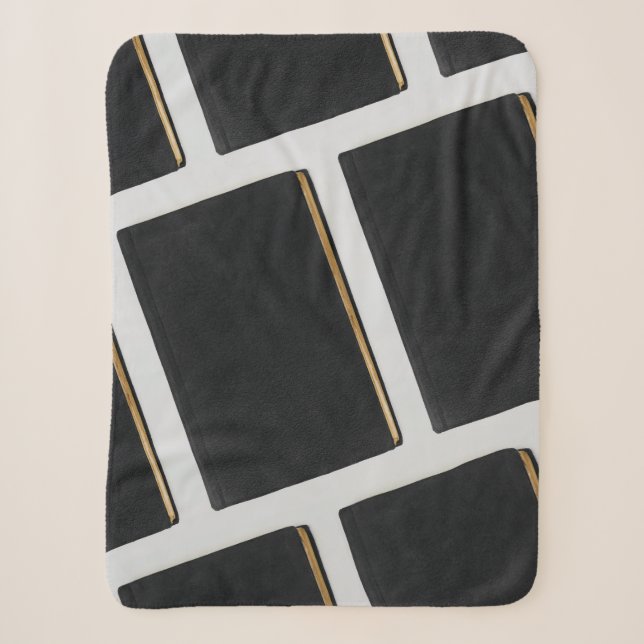 Couverture Sherpa Noir (Devant)