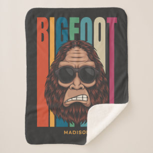 Couverture Sherpa Nom personnalisé Bigfoot