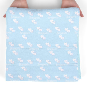 Couverture Sherpa Nom personnalisé Blanket Bébé Cadeau Cadeau fille 