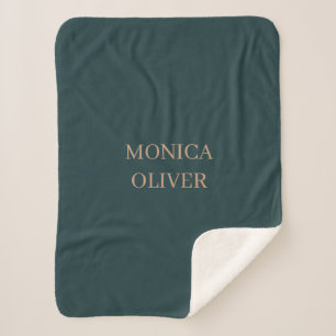 Couverture Sherpa Nom personnalisé moderne professionnel minimaliste