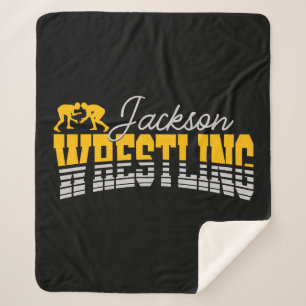 Couverture Sherpa NOM personnalisé Wrestling School Team Wrestler