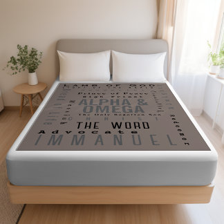 Couverture Sherpa Noms Chrétiens De Dieu, Moderne Simple
