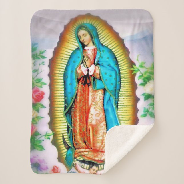 Couverture Sherpa Notre-Dame de Guadalupe (Devant)
