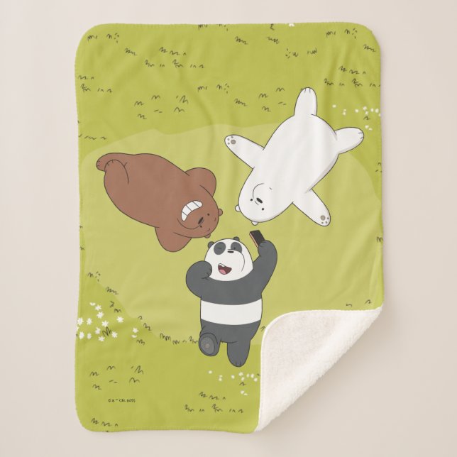 Couverture Sherpa Nous portons des ours nus - #SquadButs (Devant)