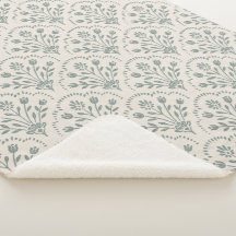 Nouveau motif de fleur de sauge de ferme à feston