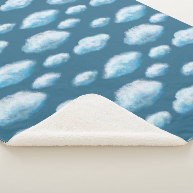 Couverture Sherpa Nuages doux (3/4)