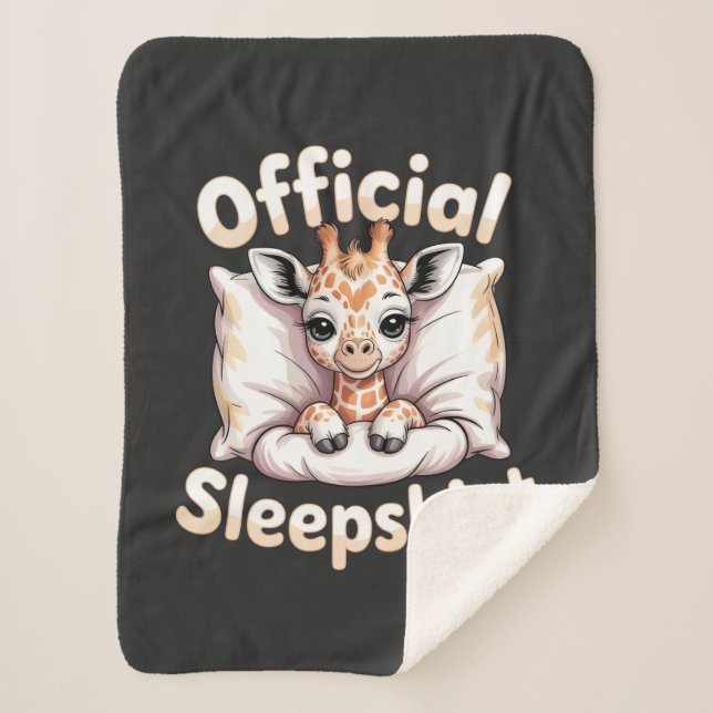 Couverture Sherpa  Official Sleepshirt Giraffe (Devant)