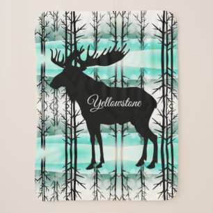 Couverture Sherpa Oie de Sherpa Blanket-Yellowstone