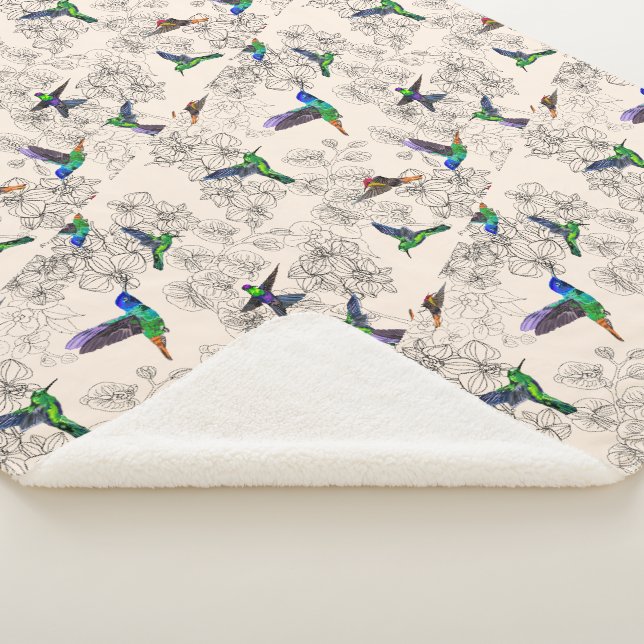 Couverture Sherpa Oiseaux Volants (3/4)