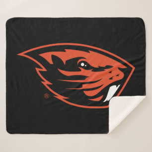 Couverture Sherpa Oregon State Beavers Tête de castor