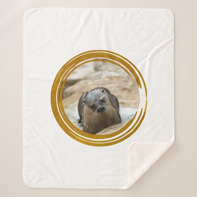 Couverture Sherpa Otter Art (Devant)
