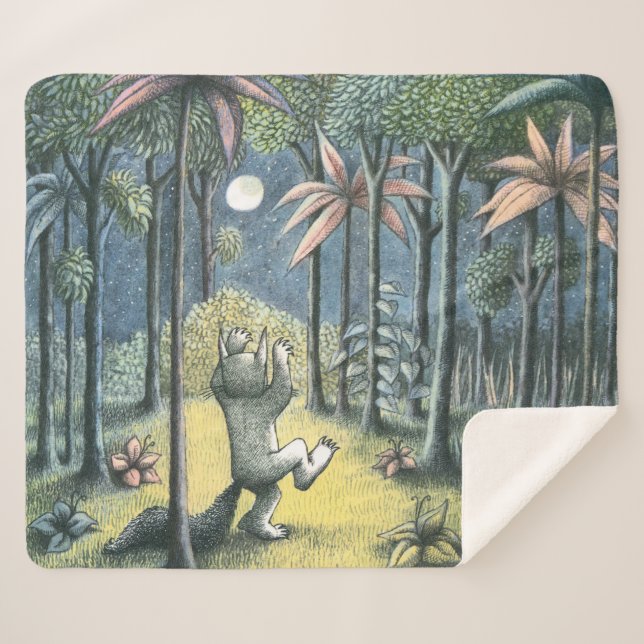 Couverture Sherpa Où Sont Les Choses Sauvages | Scène 6 (Devant (Horizontal))