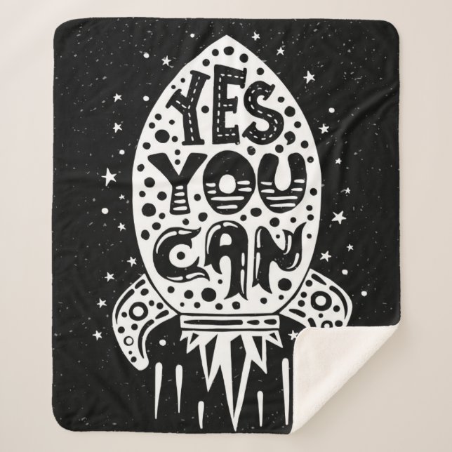 Couverture Sherpa Oui vous pouvez Rocketship (Devant)