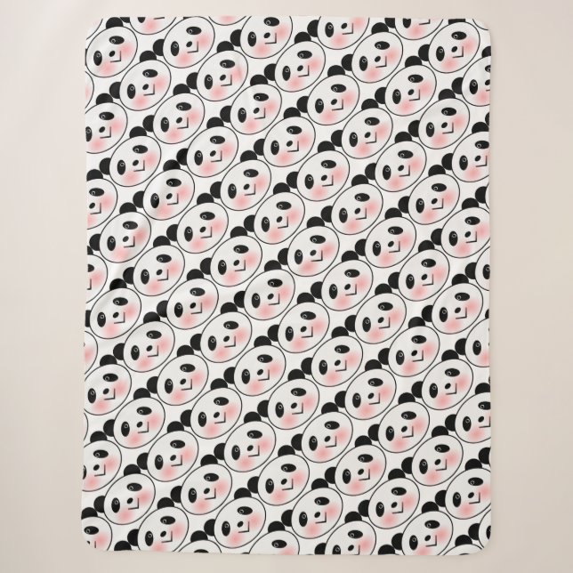 Couverture Sherpa Ours Panda (Devant)