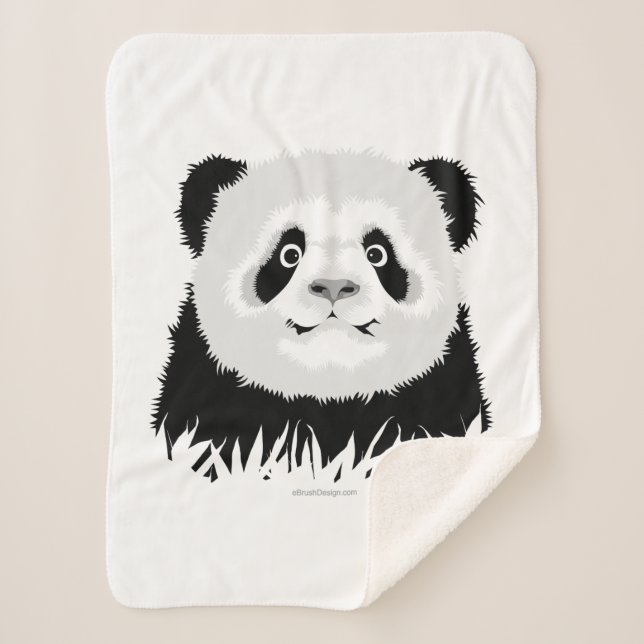 Couverture Sherpa Ours Panda (Devant)