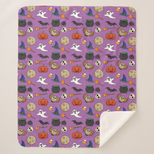 Couverture Sherpa Pack Halloween Kawaii