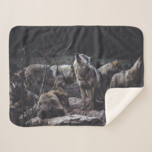 Couverture Sherpa Pack Wolf