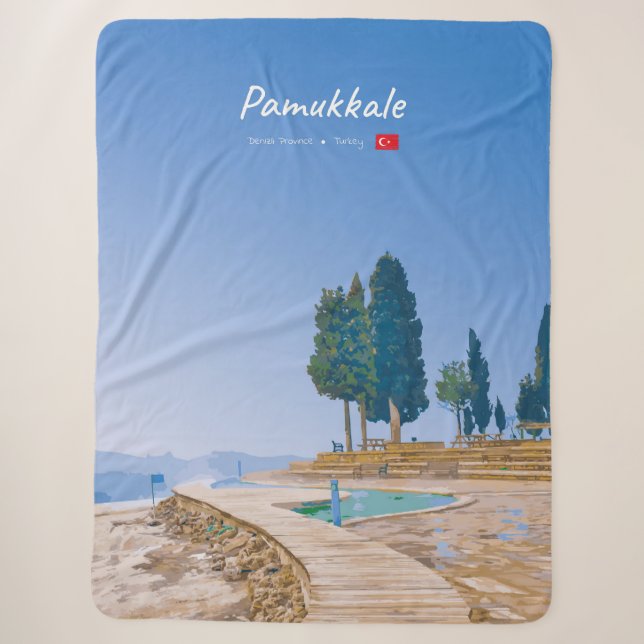Couverture Sherpa Pamukkale, Turquie - Piscines thermales (Devant)