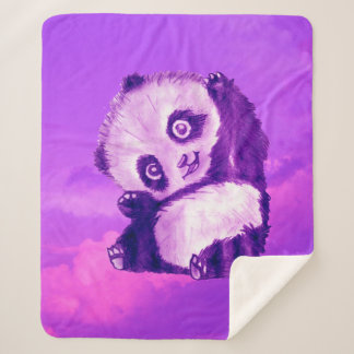 Couverture Sherpa Panda drôle